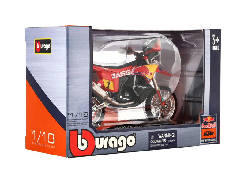 Bburago KTM GasGas RX450F Dakar 2023 1:18